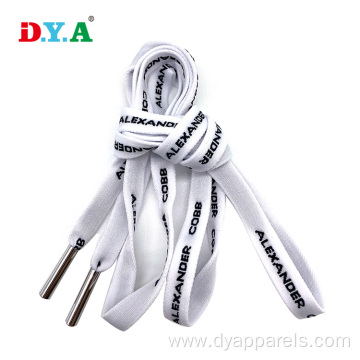 Hot Sale Custom Nylon Material Logo Shoe Laces